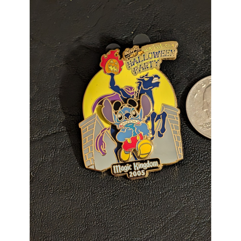 2005 Disney Stitch Headless Horseman Pin Magic Kingdom Halloween Party